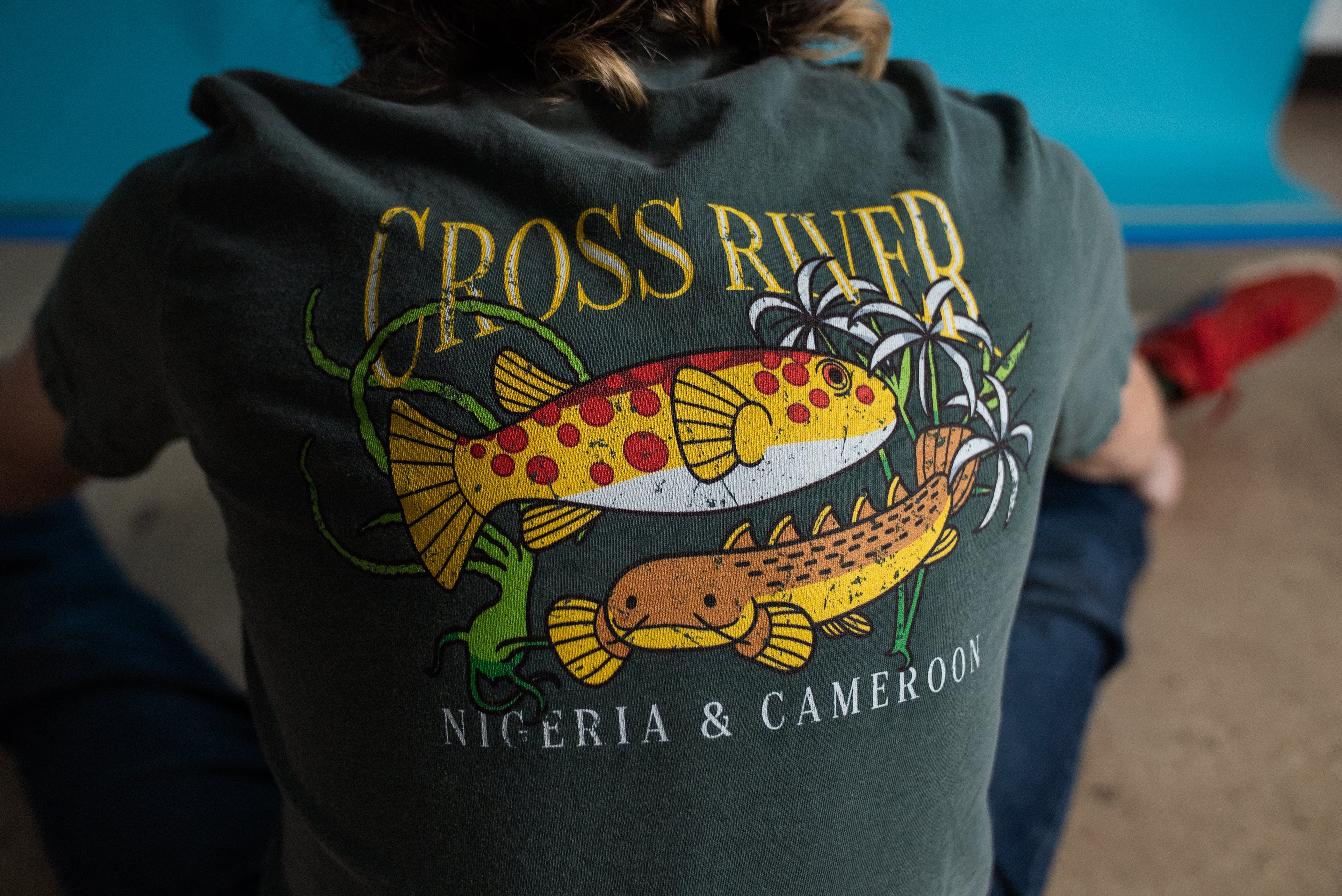 Cross River Embroidered Tee