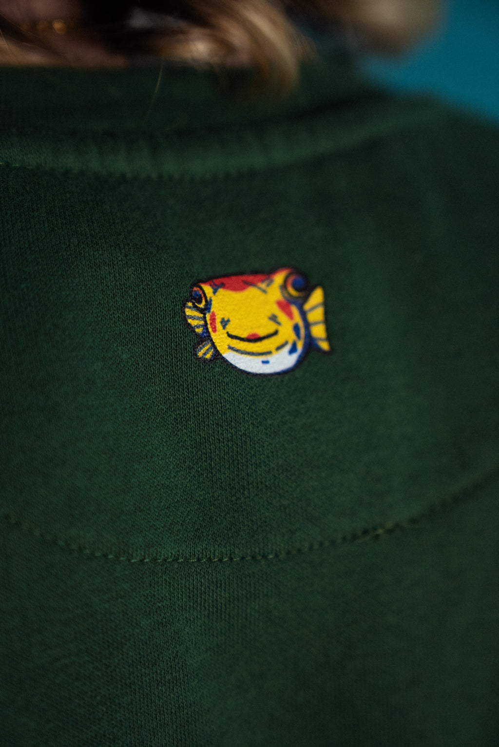 Cross River Embroidered Sweatshirt